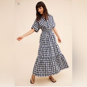 Anthropologie Somerset Shirt Maxi Dress